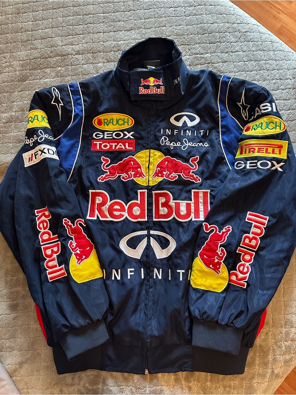 Vintage Red Bull F1 Infiniti Racing Jacket